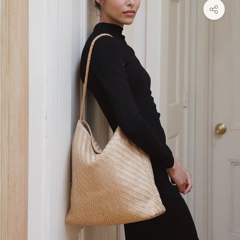 BEMBIEN Sera Woven Tote Bag in Cream - Sold Out - NWT